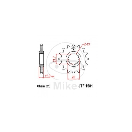 KETIRATAS F1581-16T EESMINE JT