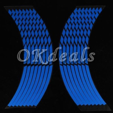 VELJETEIP SININE REFLEKTEERUV 16 RIBA KOMPLEKT