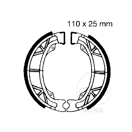 PIDURIKLOTSID EBC H303 TRUMMEL 110X25