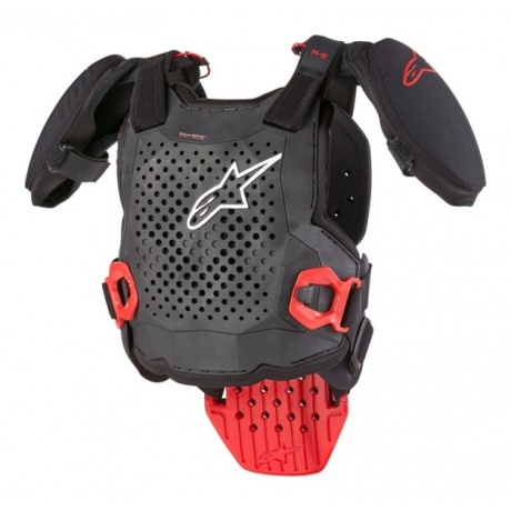 696-6740224-123 - LASTE KAITSEVEST ALPINESTARS A-5 S MUST/PUNANE