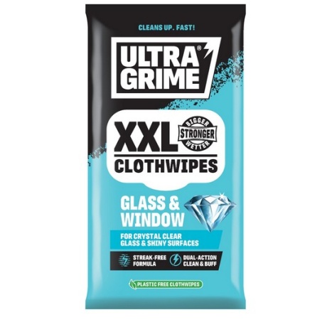 ULTRAGRIME XXL GLASS & WINDOW KLAASIPUHASTUSLAPID 20TK/PAKK 