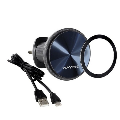 MOBIILTELEFONI MAGNETHOIDIK+JUHTMEVABA LAADIJA 15W WAYME 