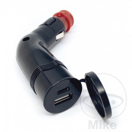 7060489 - USB DUAL LAADIJA SIGARISÜÜTAJAST DIN JA ZIG