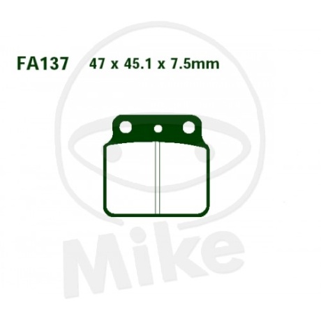 PIDURIKLOTSID EBC FA137R RACING SINTER