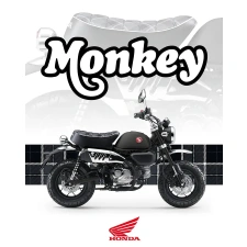 MOOTORRATAS HONDA MONKEY 125 MAT GUNPOWDER BLACK METALLIC