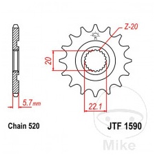 KETIRATAS F1590-13SC EESMINE JT