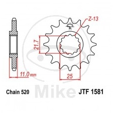 KETIRATAS F1581-16T EESMINE JT