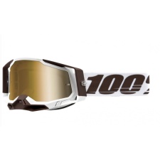 KROSSIPRILLID 100% RACECRAFT 2 PRUUN KLAAS PEEGEL KULDNE + KLAAR KLAAS + TEAR OFF