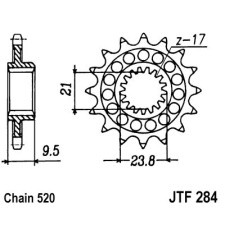 KETIRATAS F284-14T EESMINE KERGENDATUD JT