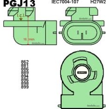 PIRN 12V 50W POLARIS PGJ13 FLÖSSER FL886 / NARVA 48056