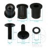 7750005 - PLASTTÜÜBLID 6X20MM 8TK KOOS SEIBI NING KUMMIMUTRIGA